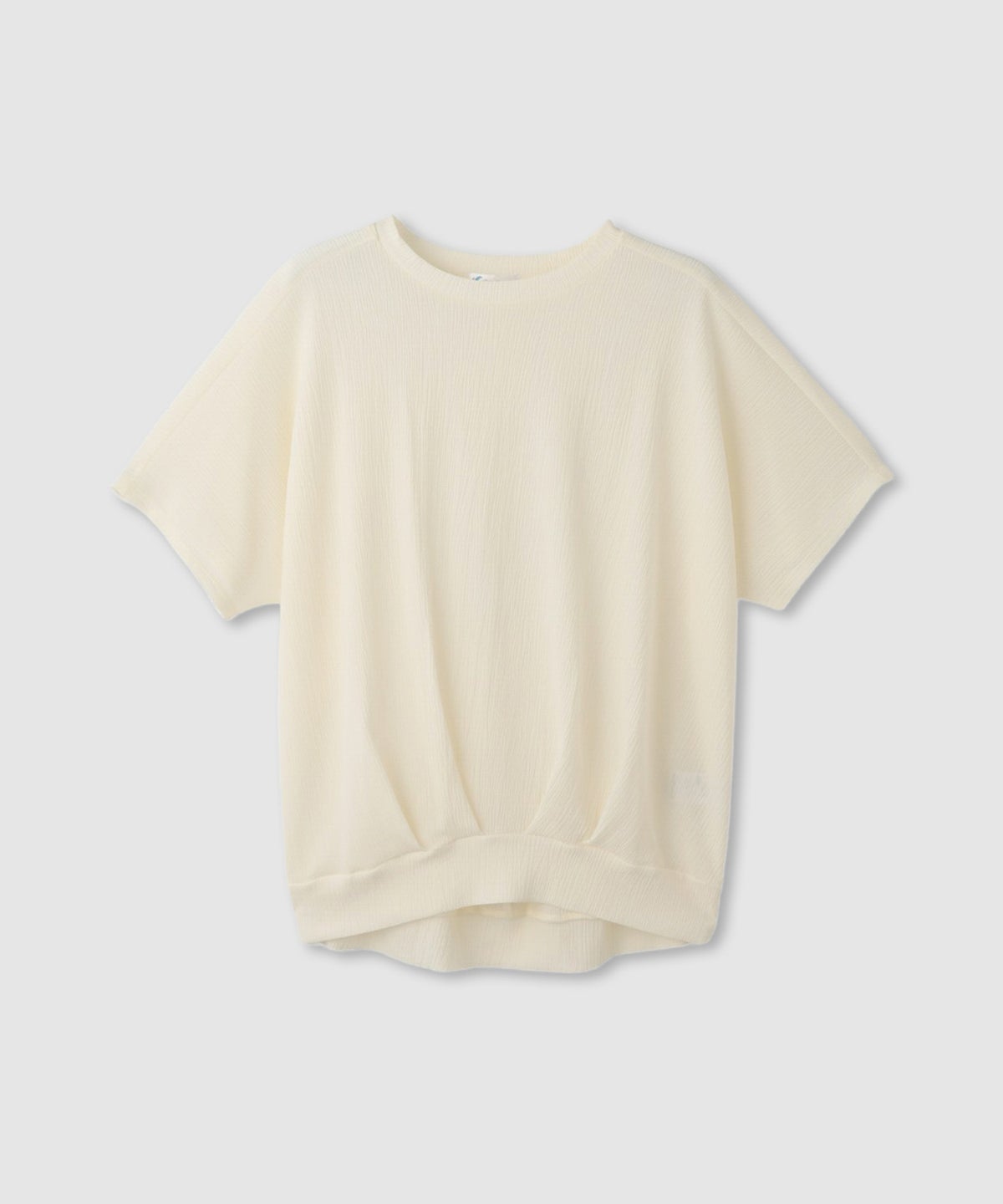 NAVY SARARI 裾タックシボプルオーバー レディース メール便 対応商品