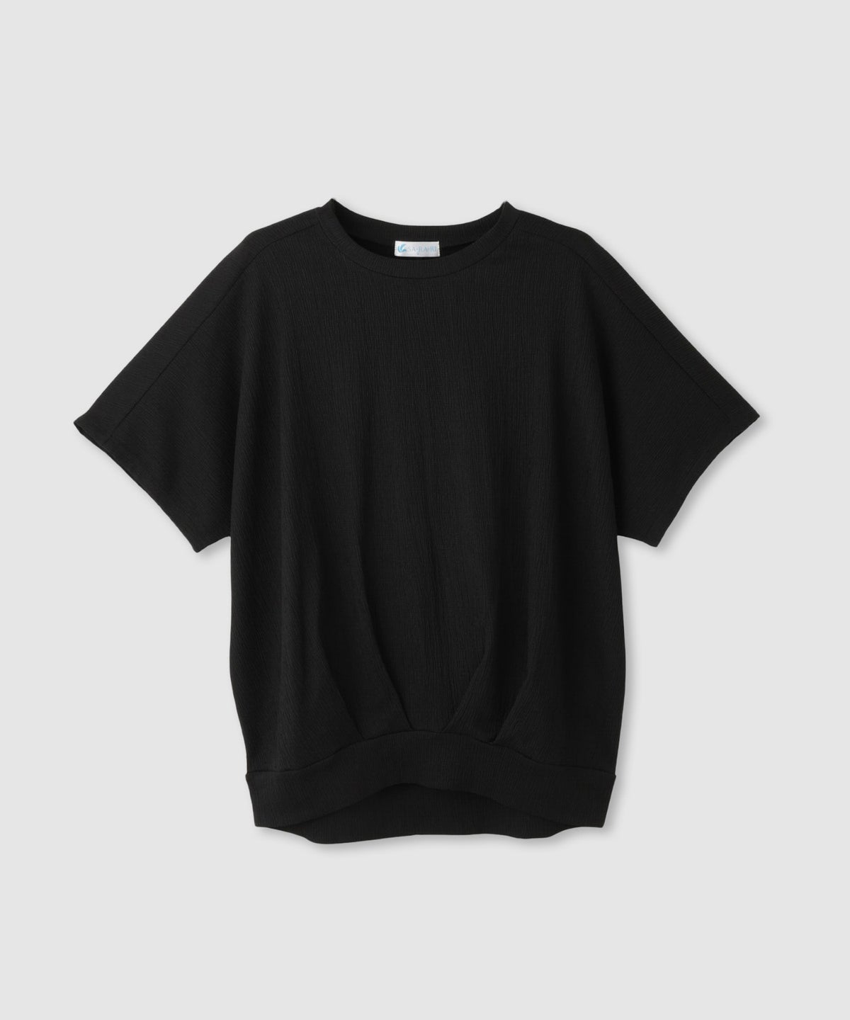 NAVY SARARI 裾タックシボプルオーバー レディース メール便 対応商品