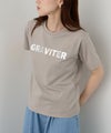 NAVY SARARI 箔プリントTシャツ レディース メール便 対応商品商品サムネイル-4