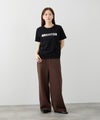 NAVY  SARARI 箔プリントTシャツ レディース メール便 対応商品商品サムネイル-10