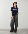 NAVY  SARARI 箔プリントTシャツ レディース メール便 対応商品商品サムネイル-12