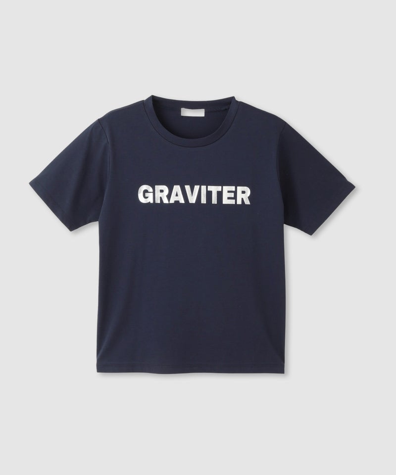 NAVY  SARARI 箔プリントTシャツ レディース メール便 対応商品商品画像-17