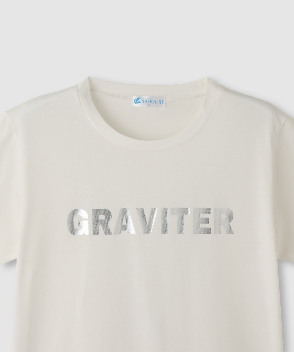 NAVY SARARI 箔プリントTシャツ レディース メール便 対応商品