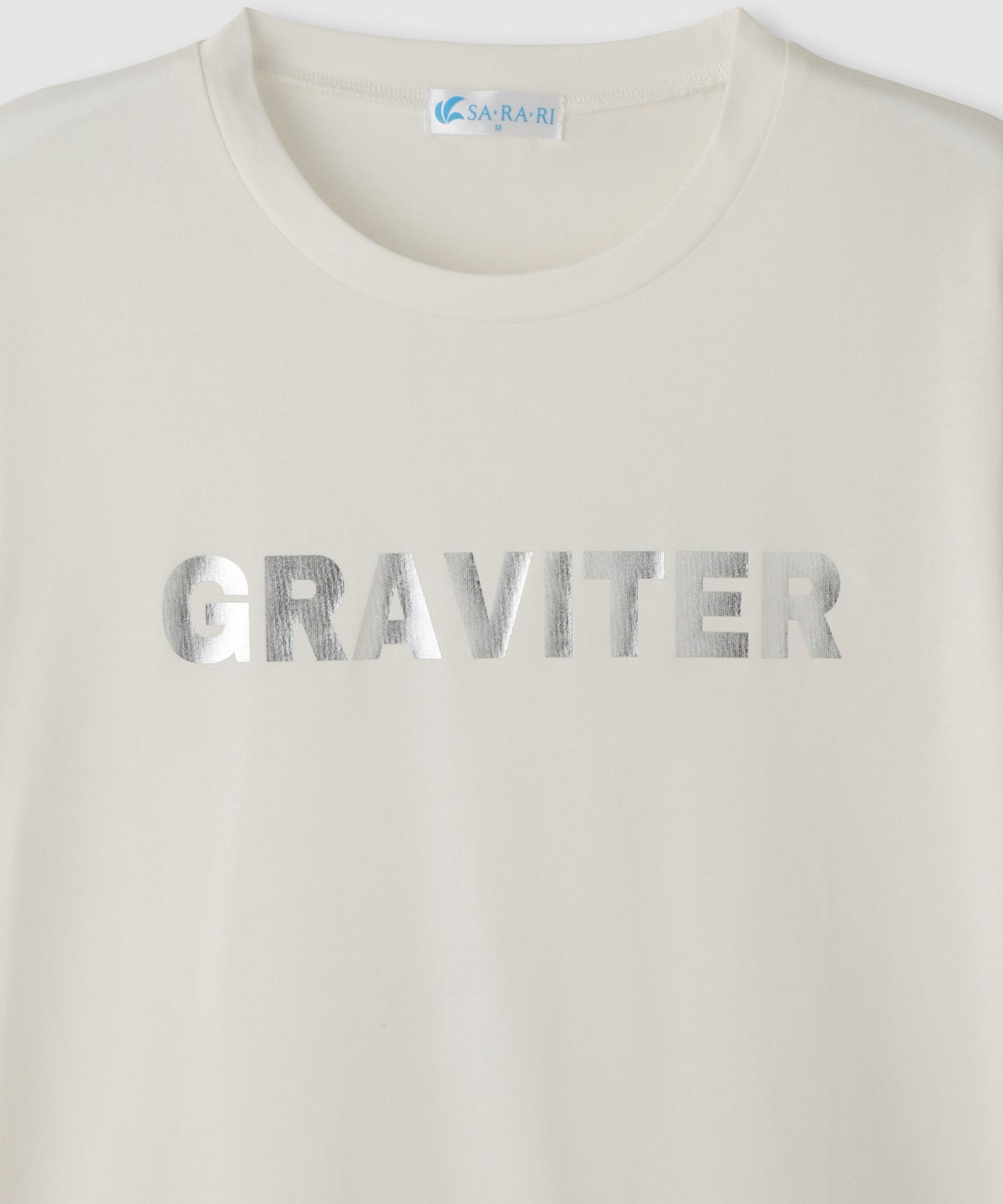 NAVY SARARI 箔プリントTシャツ レディース メール便 対応商品