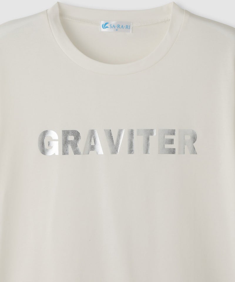 NAVY  SARARI 箔プリントTシャツ レディース メール便 対応商品商品画像-21