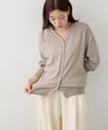 NAVY  SARARI Vネックカーディガン レディース商品サムネイル-10