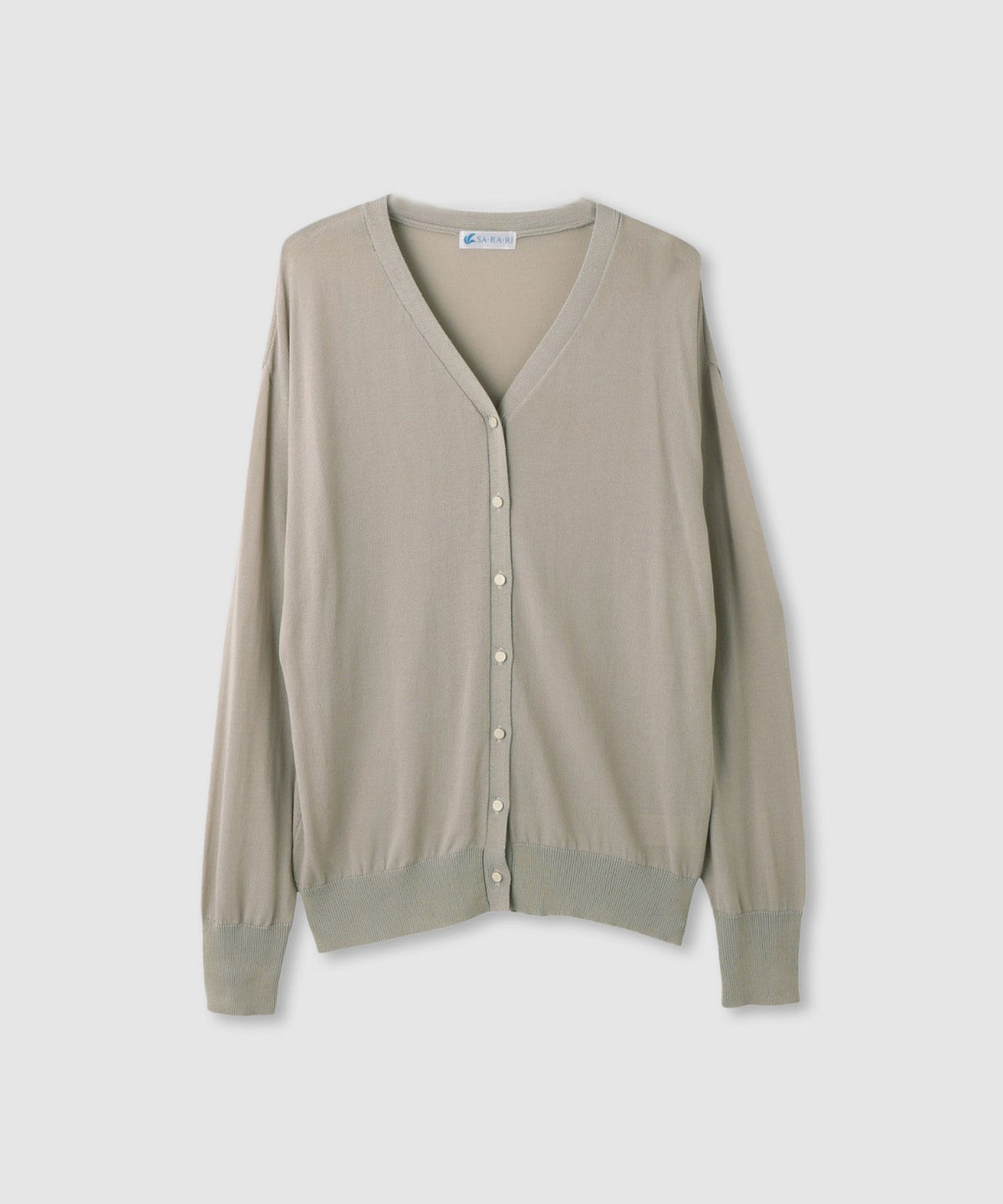 NAVY SARARI Vネックカーディガン レディース