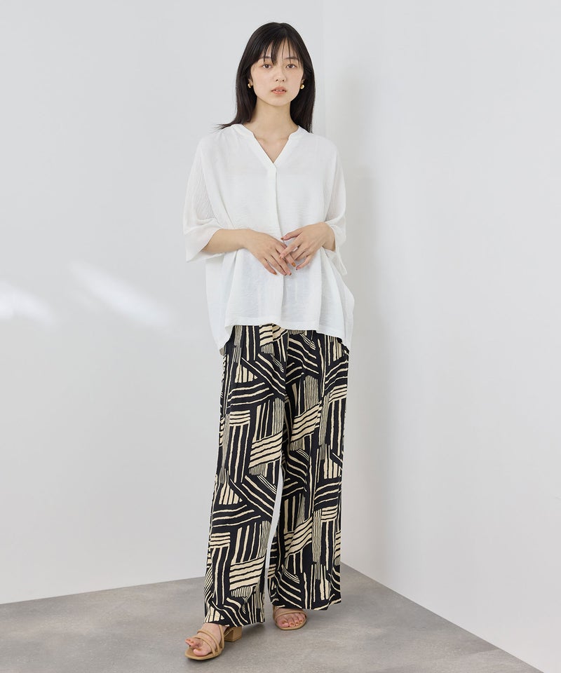 Free Nature インドファブリック レーヨンワイドパンツ レディース商品画像-16