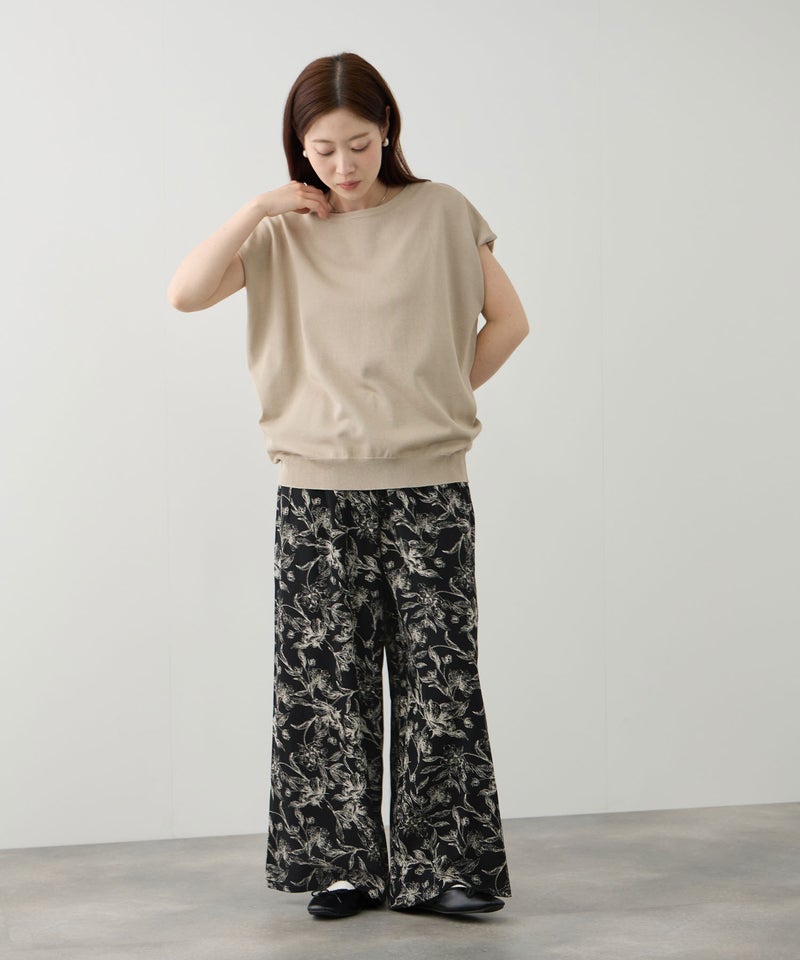 Free Nature インドファブリック レーヨンワイドパンツ レディース商品画像-18