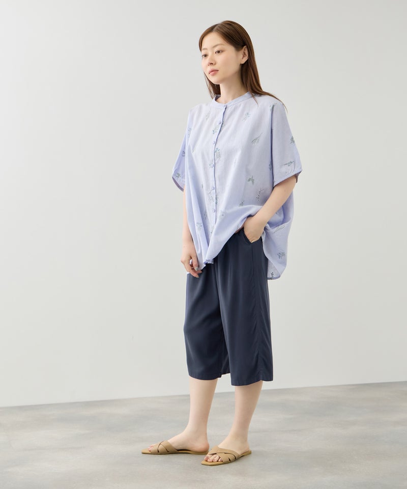 NAVY  SARARI ステテコ 無地 レディース商品画像-12