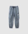 NAVY  ライトオンスデニム イージーカーゴパンツ キッズ商品サムネイル-1
