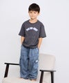 NAVY ライトオンスデニム イージーカーゴパンツ キッズ商品サムネイル-3