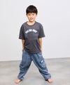 NAVY ライトオンスデニム イージーカーゴパンツ キッズ商品サムネイル-4