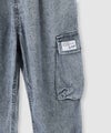 NAVY  ライトオンスデニム イージーカーゴパンツ キッズ商品サムネイル-7