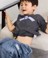 NAVY ライトオンスデニム イージーカーゴパンツ キッズ商品サムネイル-7