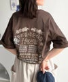 Classical Elf　《JaVaジャバコラボ》綿100%快適素材◎バック刺繍が主役の一枚♪オーバーサイズ ハングル刺繍バックプリントビッグTEE商品サムネイル-28