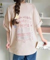 Classical Elf 《JaVaジャバコラボ》綿100%快適素材◎バック刺繍が主役の一枚♪オーバーサイズ ハングル刺繍バックプリントビッグTEE商品サムネイル-32