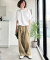 Classical Elf　《JaVaジャバコラボ》男女でお揃いできちゃう！バックプリントで差がつく個性派T♪ 裾スピンドル フロッキーバックプリントビッグTシャツ商品サムネイル-18