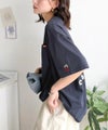 Classical Elf　《JaVaジャバコラボ》男女でお揃いできちゃう！バックプリントで差がつく個性派T♪ 裾スピンドル フロッキーバックプリントビッグTシャツ商品サムネイル-28