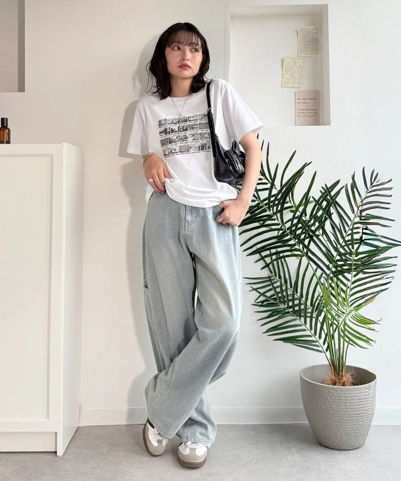Classical Elf　【接触冷感機能付き】ただのTシャツじゃ、終わらない。フィルムネガフォトプリント×ラクガキ刺繍Tシャツ（半袖）商品画像-10