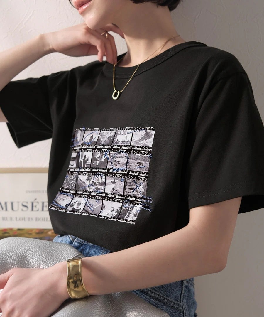 halfhalf BLACK Tシャツ in japan フォトカード付き