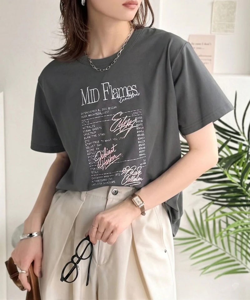Classical Elf 【接触冷感機能付き】遊びゴコロをくすぐる。筆記体サイン調ロゴ刺繍Tシャツ(半袖)商品画像-26