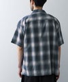 Real Standard  オンブレチェック 半袖オープンカラーシャツ メンズ商品サムネイル-7