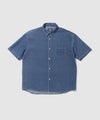 NAVY ブリーズデニム 半袖レギュラーカラーシャツ メンズ商品サムネイル-4