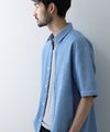 NAVY  ブリーズデニム 半袖レギュラーカラーシャツ メンズ商品サムネイル-5