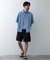 NAVY  ブリーズデニム 半袖レギュラーカラーシャツ メンズ商品サムネイル-10
