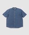 NAVY ブリーズデニム 半袖バンドカラーシャツ メンズ商品サムネイル-4