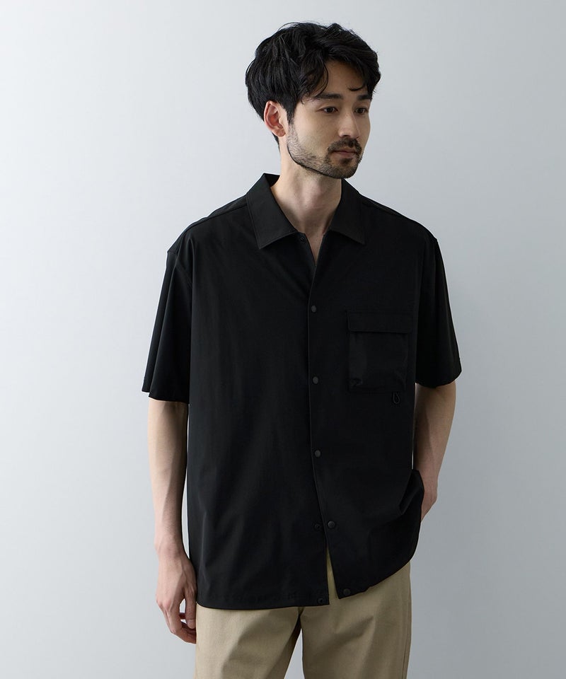 NAVY SARARI 極冷 ドロストシャツ メンズ商品画像-1