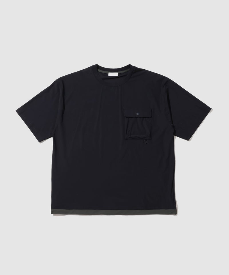 NAVY SARARI 極冷 Tシャツ メンズ メール便 対応商品商品画像-1