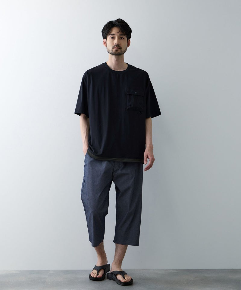NAVY SARARI 極冷 Tシャツ メンズ メール便 対応商品商品画像-6