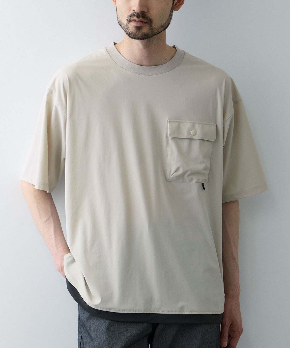 NAVY SARARI 極冷 Tシャツ メンズ メール便 対応商品