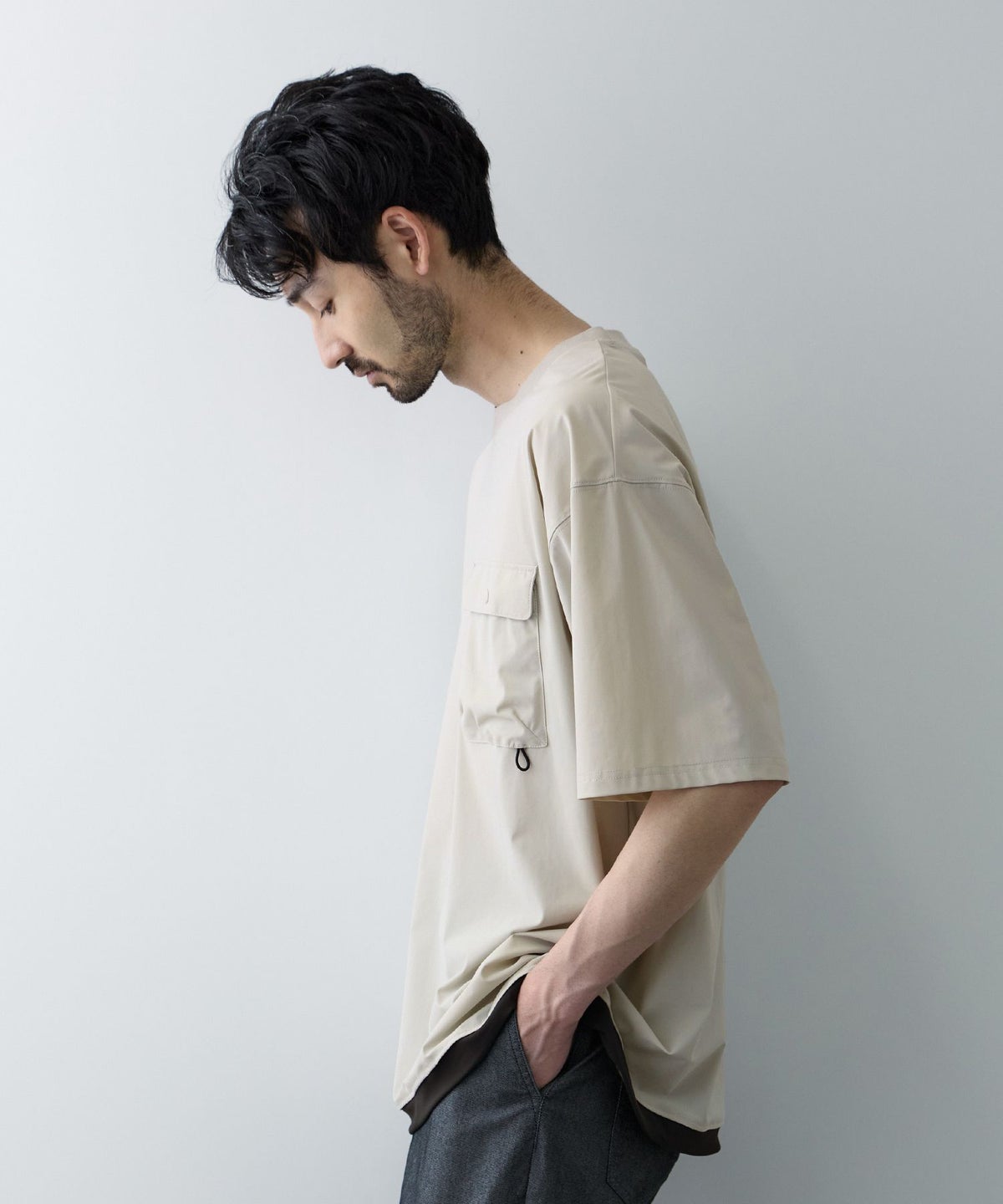 NAVY SARARI 極冷 Tシャツ メンズ メール便 対応商品