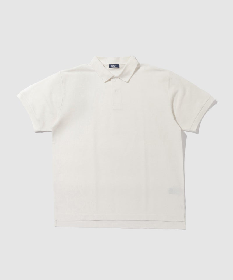 NAVY 鹿の子編み ポロシャツ メンズ商品画像-2