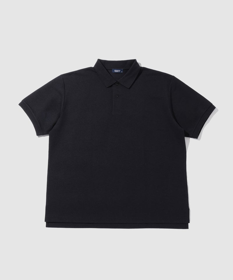 NAVY 鹿の子編み ポロシャツ メンズ商品画像-4