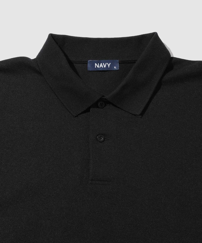 NAVY 鹿の子編み ポロシャツ メンズ商品画像-6