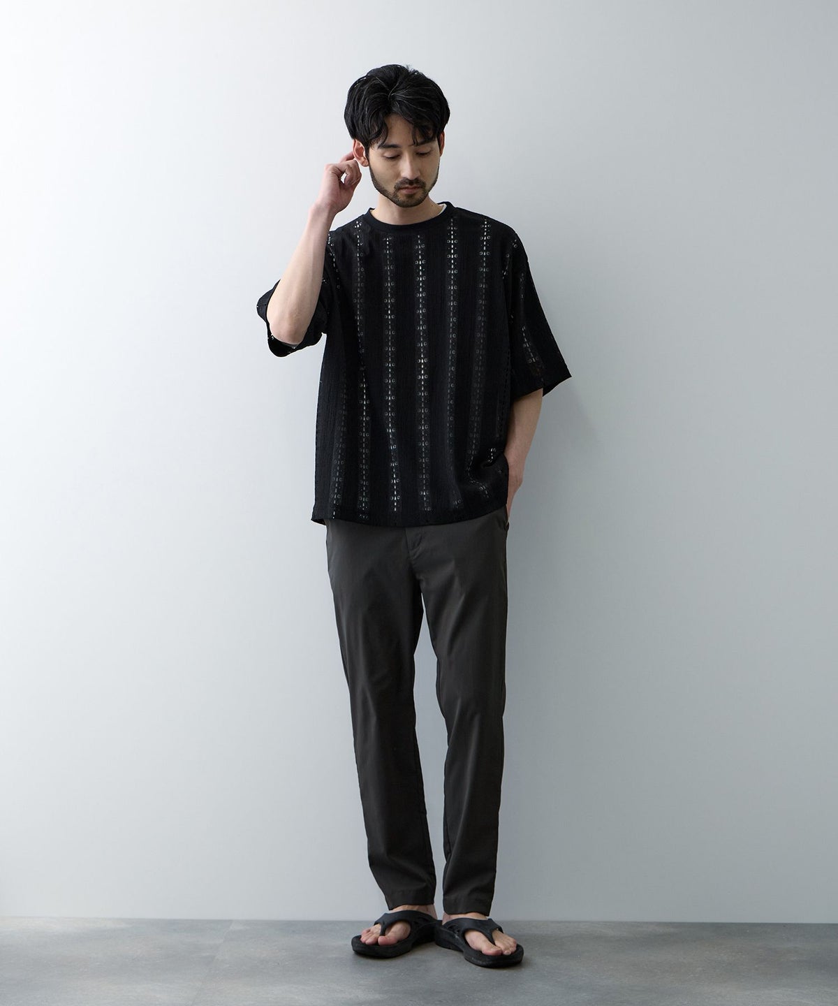 Real Standard マイラク エアーアンクルパンツ メンズ