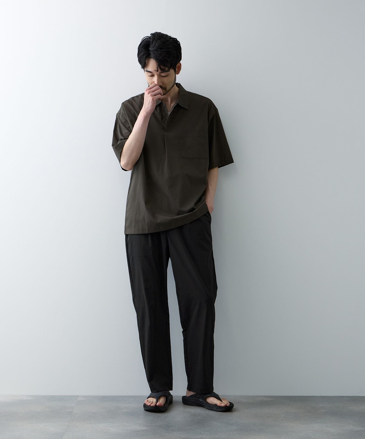 Real Standard マイラク エアーワイドパンツ メンズ
