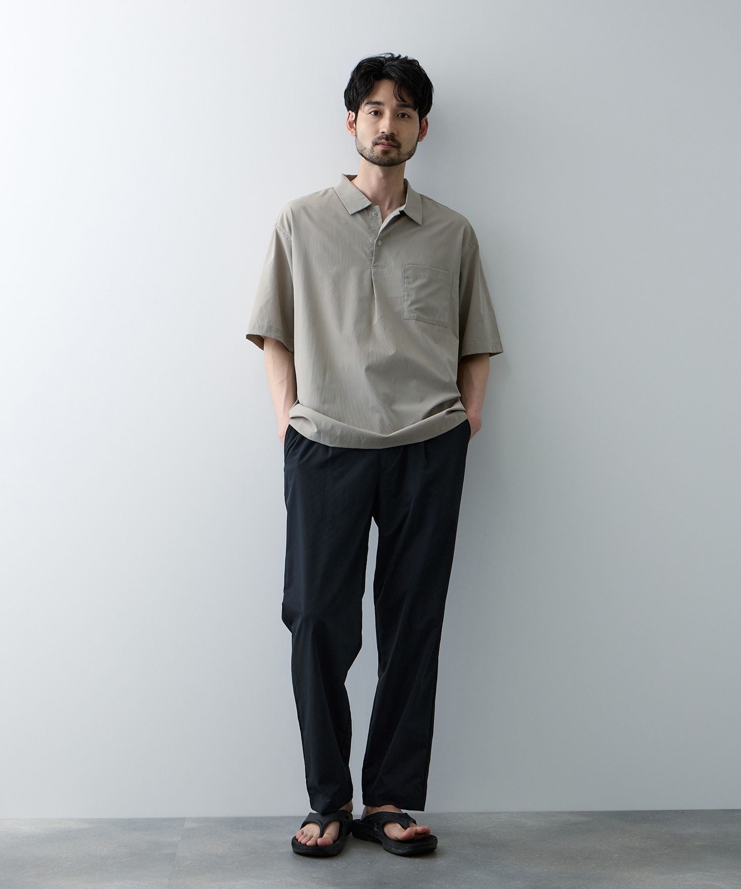 Real Standard マイラク エアーワイドパンツ メンズ