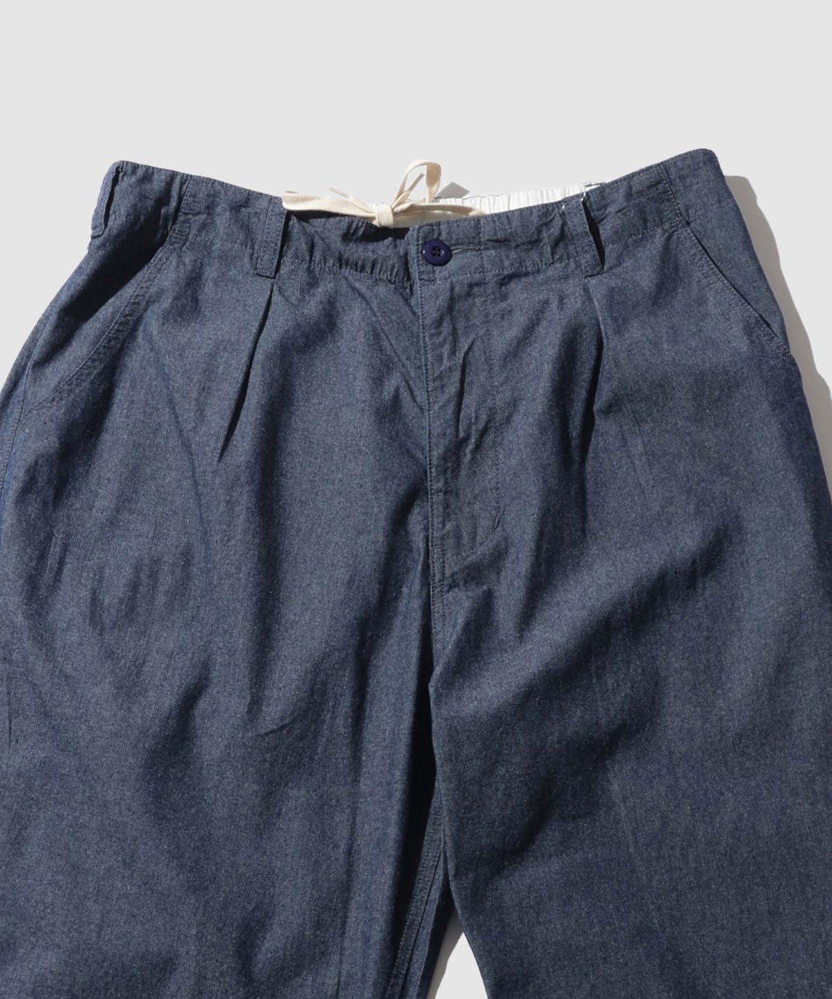 NAVY 毎日はきたくなるデニム「マイデニ」 シャンブレーパンツ メンズ