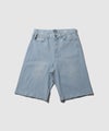 NAVY 毎日はきたくなるデニム「マイデニ」 ストレッチデニム 5ポケット ワイドショートパンツ メンズ商品サムネイル-2