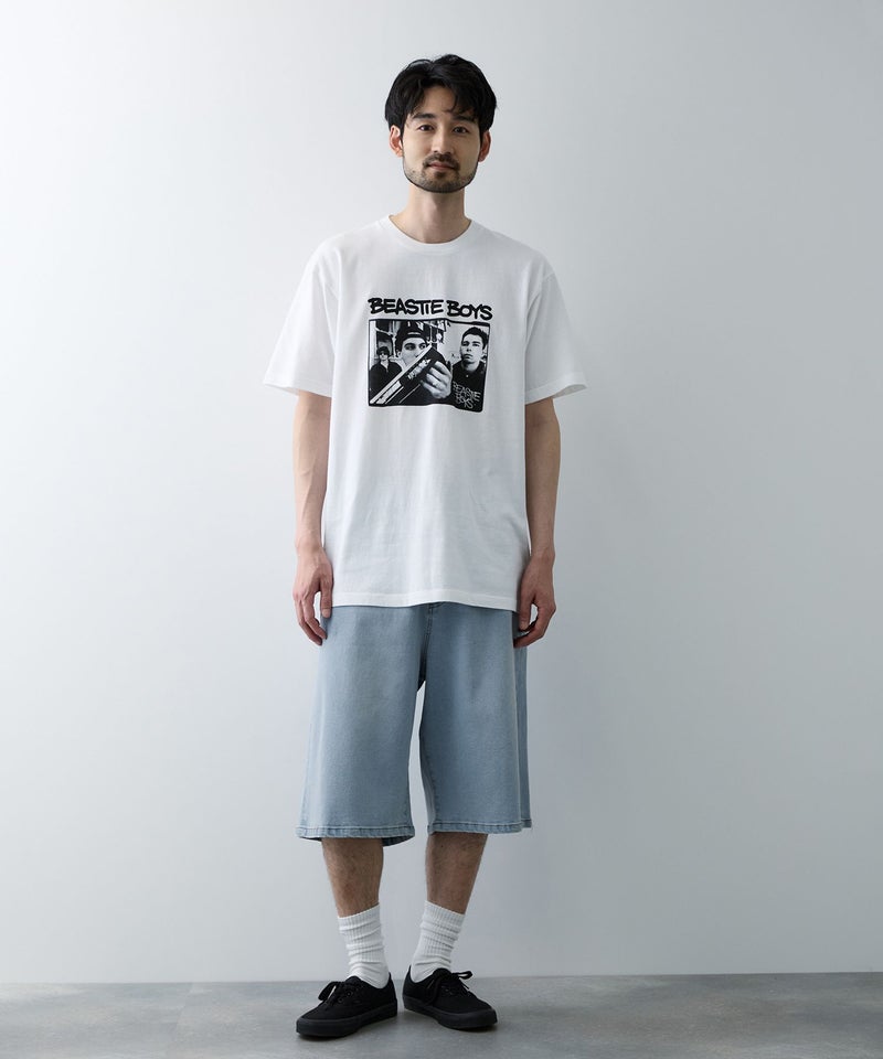 NAVY 毎日はきたくなるデニム「マイデニ」 ストレッチデニム 5ポケット ワイドショートパンツ メンズ商品画像-6
