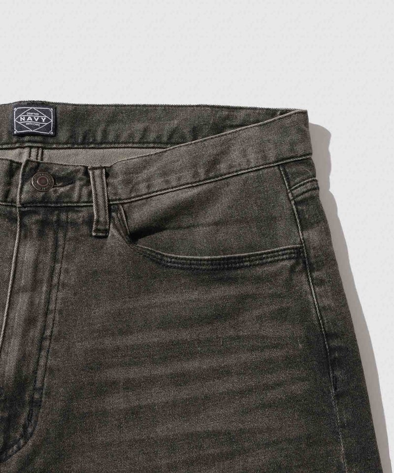 NAVY 毎日はきたくなるデニム「マイデニ」 ストレッチデニム 5ポケット ワイドショートパンツ メンズ商品画像-7