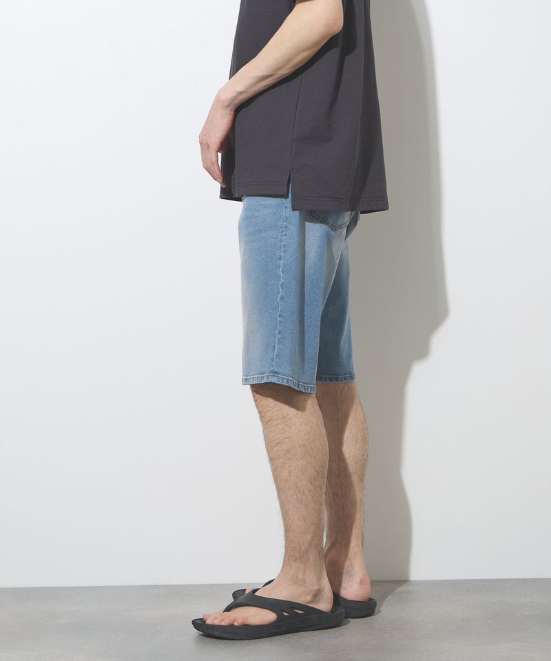 NAVY  毎日はきたくなるデニム「マイデニ」 ストレッチデニム ショートパンツ メンズ商品画像-3