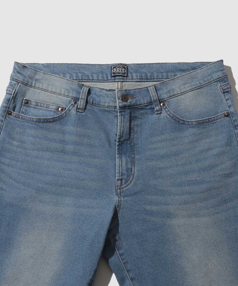 NAVY 毎日はきたくなるデニム「マイデニ」 ストレッチデニム ショートパンツ メンズ商品画像-4