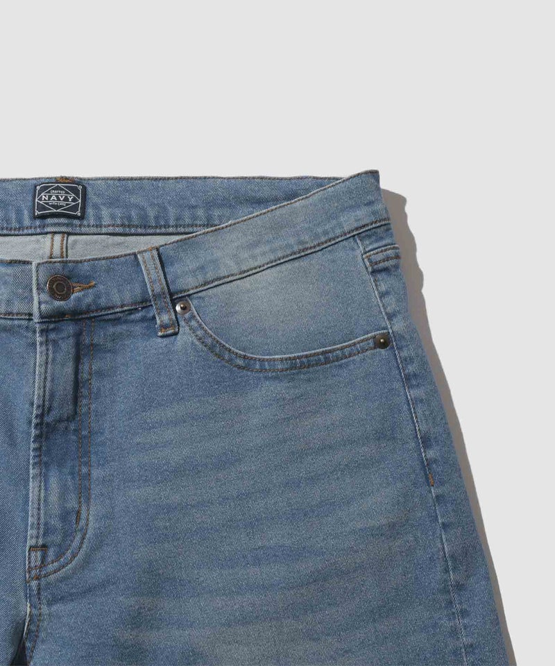 NAVY 毎日はきたくなるデニム「マイデニ」 ストレッチデニム ショートパンツ メンズ商品画像-5