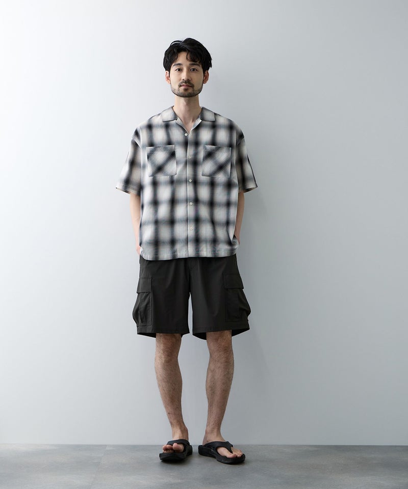NAVY SARARI 極冷 カーゴショートパンツ メンズ商品画像-3